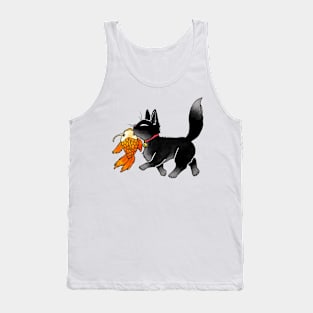 Koi Catch - Black Cat Tank Top